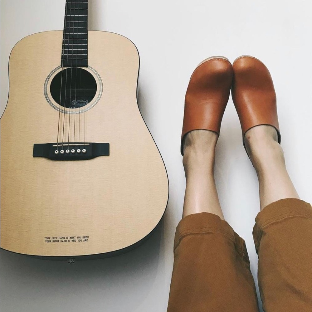 Bryr Studio Chloe Clog in Whiskey, Size 38